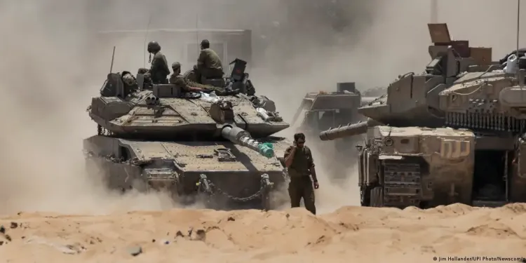 Tanques israelies en Rafah en una imagen reciente