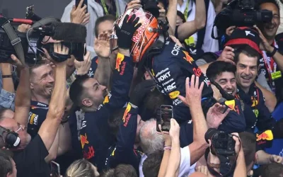 algaraba por verstappen que gan el gp de f1