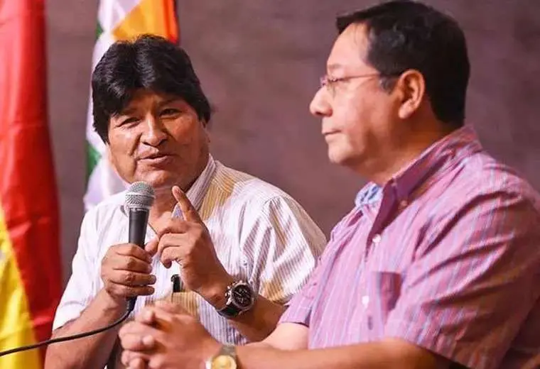 evo morales y luis arce