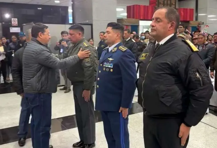 luis arce y los nuevos jefes militares