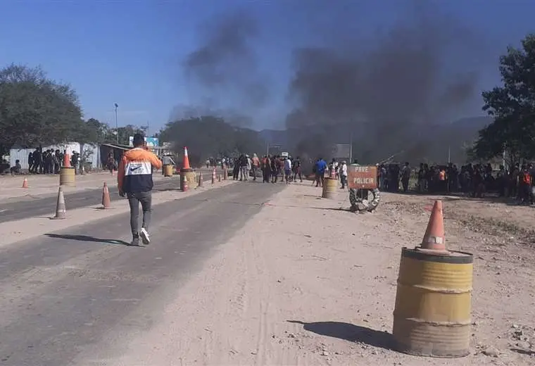 protesta de bagalleros en yacuiba foto