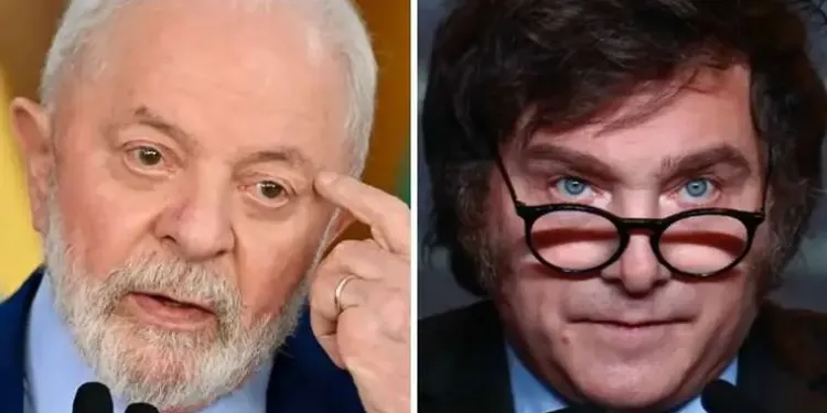 Javier Milei y lula da silva