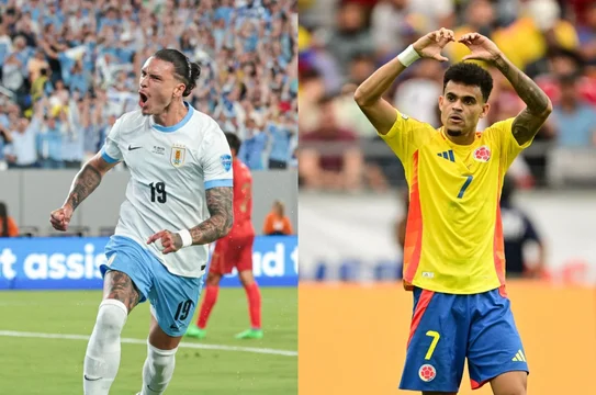 La Seleccion de Uruguay y su par de Colombia se mediran este miercoles