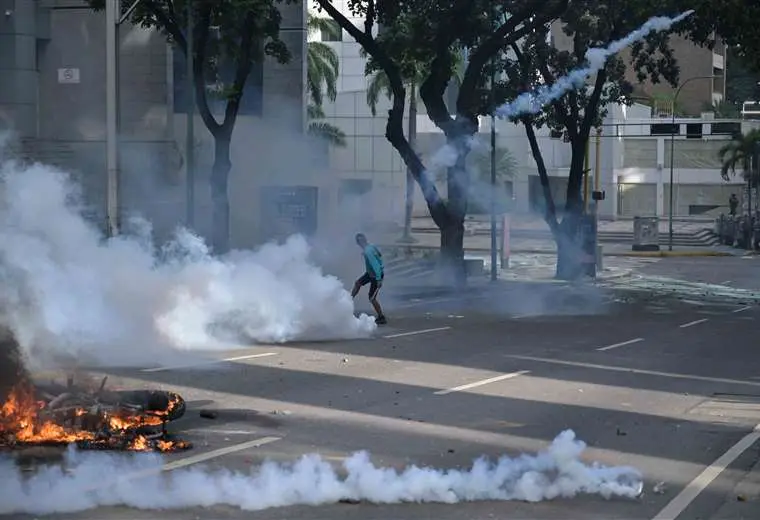 protestas en venezuela foto