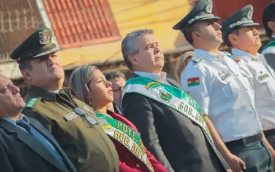 carlos bru con bandera