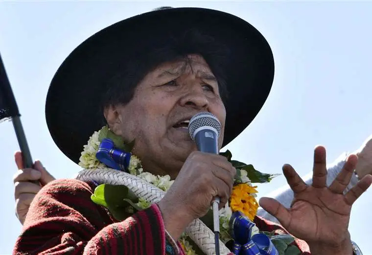 evo morales expresidente de bolivia foto