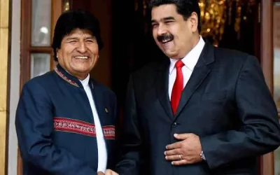 evo morales y nicolas maduro