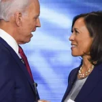 El presidente Biden y Kamala Harris