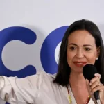 La lider de oposicion en Venezuela Maria Corina Machado