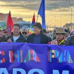 evo morales lidera la marcha 1