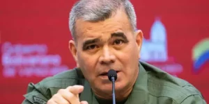 El ministro de Defensa de Venezuela Vladimir Padrino Lopez